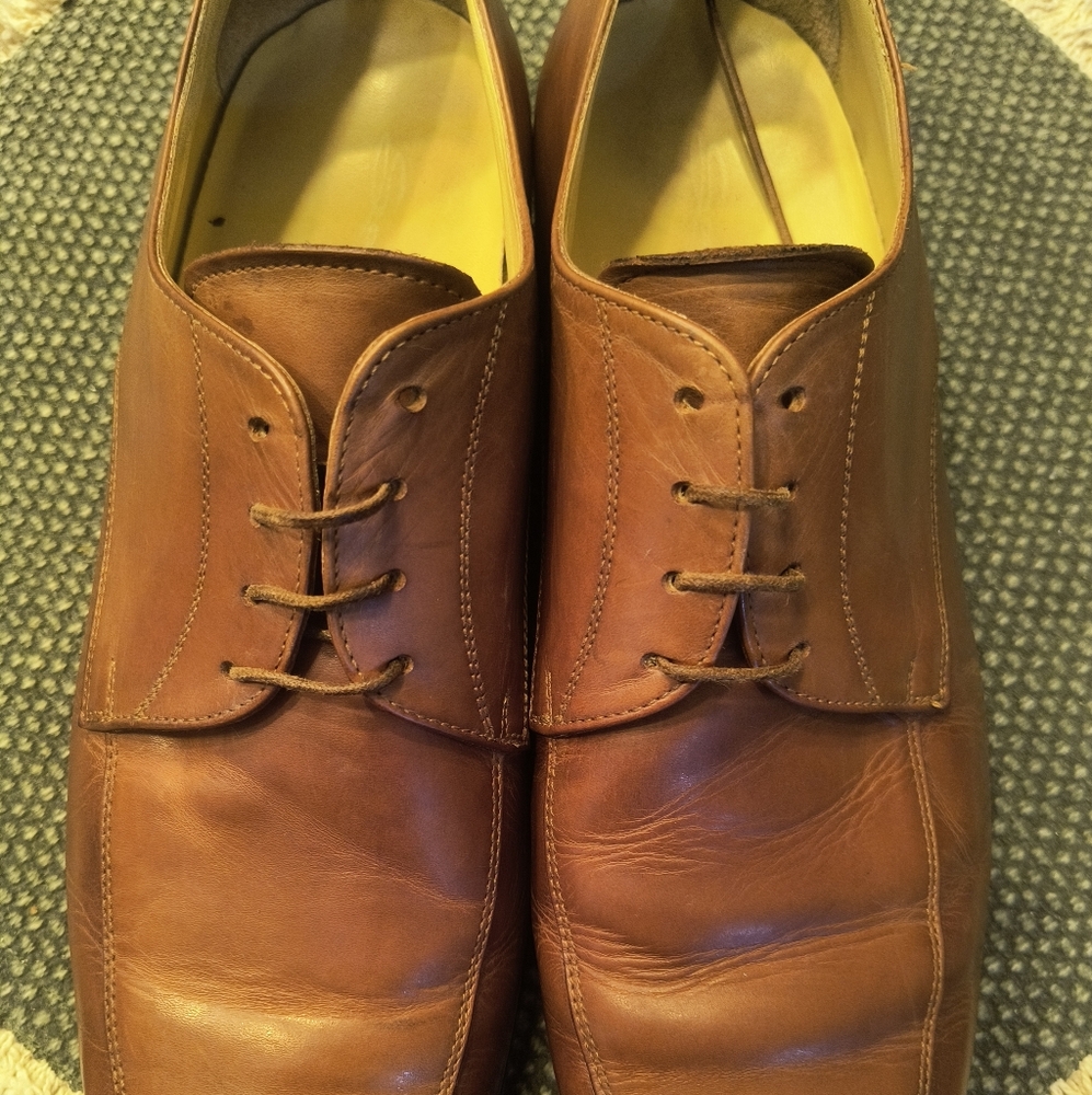 Santoni Cognac Tone Pritchard (Rare) Shoes - Picture 2 of 14